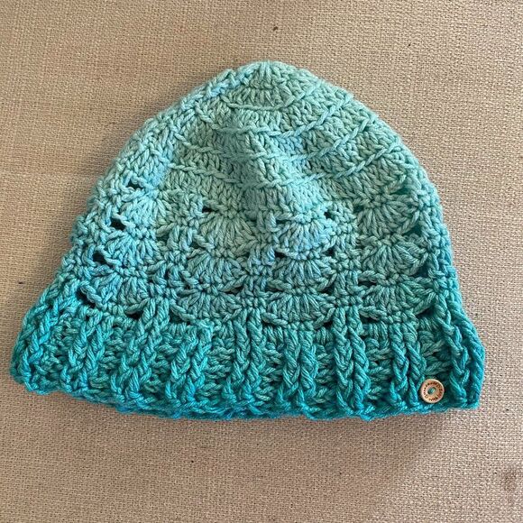Hand Made Boho Knitted Adjustable Womens Beanie One Size - Picture 2 of 5